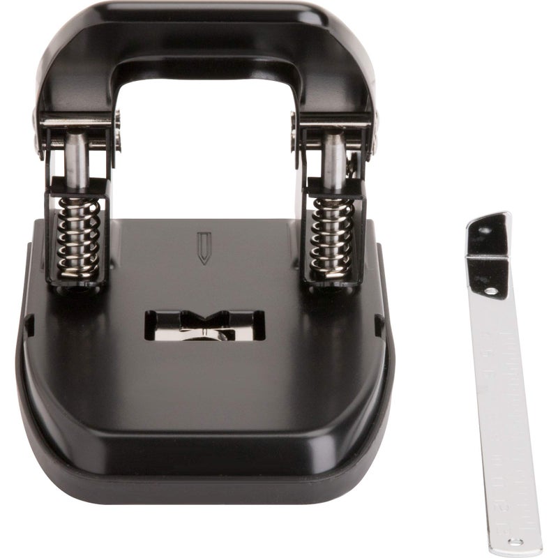 Business Source Heavy-Duty Hole Punch (65626), Black, Small (1-24) - Image 3